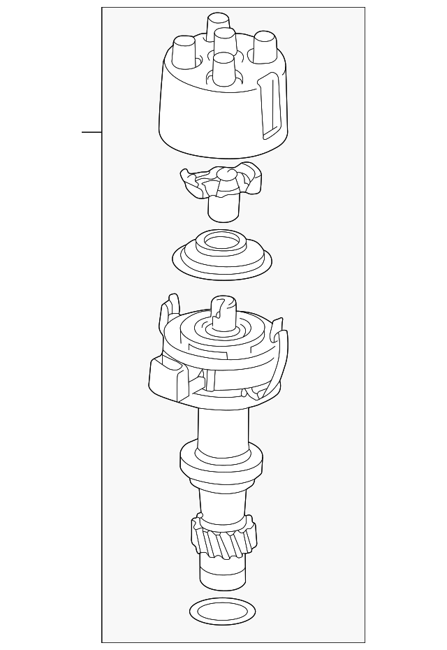 Distributor Assembly 037-905-205-T - View 2
