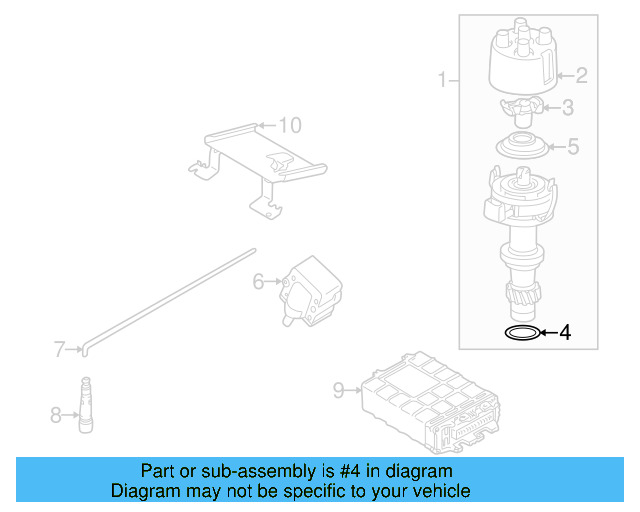 Distributor O 053-905-261-B - View 3