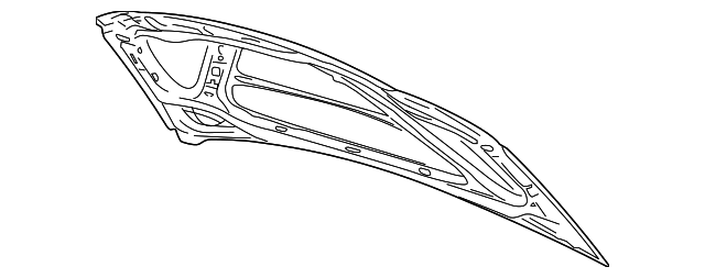 Hood Panel 1K0-823-031-J - View 10
