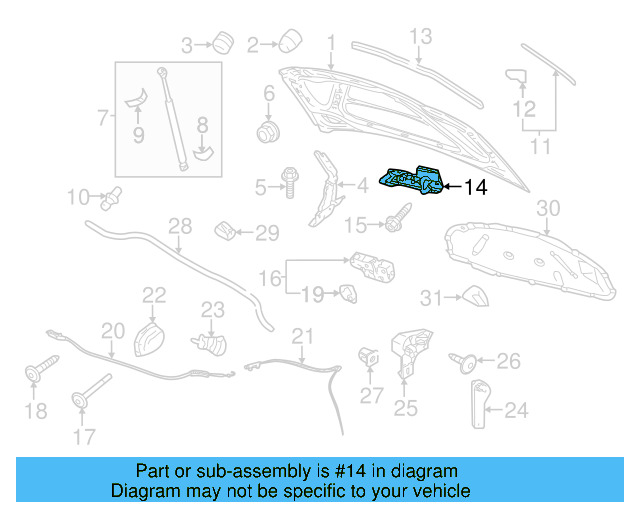 Safety Catch 1Q0-823-480 - View 11