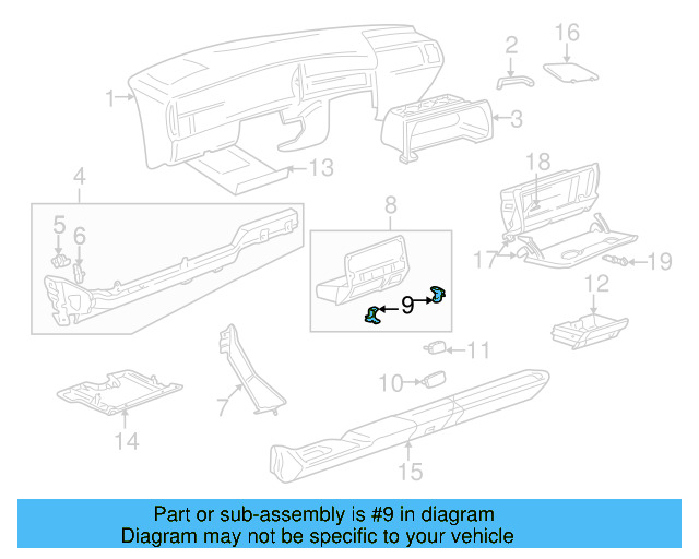 Switch Housing Guide 1H0-857-327 - View 3