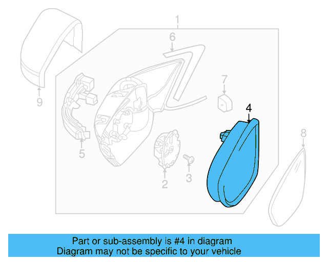 Inner Trim 1K8-857-602-A-9B9 - View 13