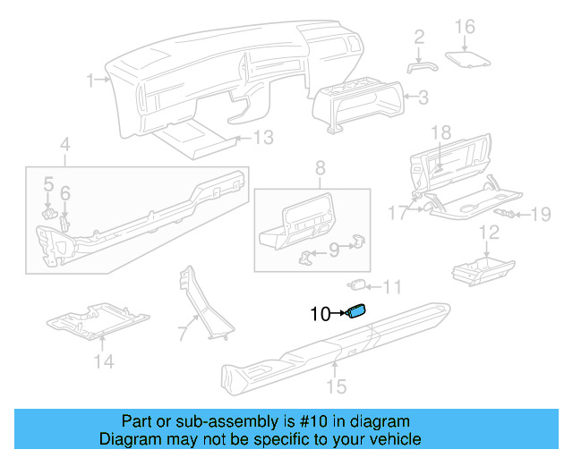 Switch Housing Cover 1H0-858-180-01C - View 3