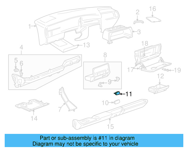 Switch Housing Cover 1H0-858-179-01C - View 3