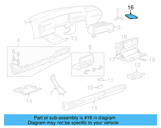 Speaker Grille 1H1-857-209-A-S11