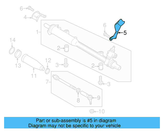 Steering Gear Dust Shield 7L0-422-704 - View 5