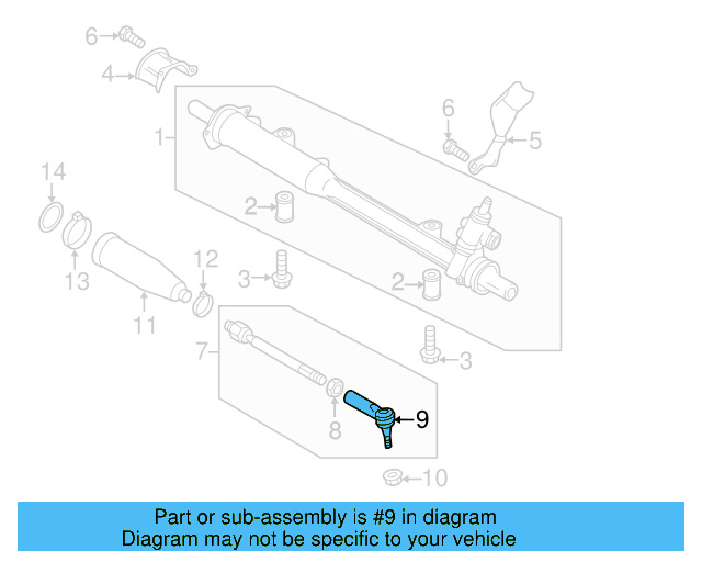 Outer Tie Rod Lock Nut N-909-771-01