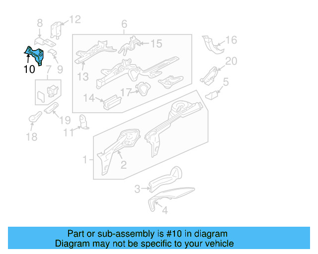 Upper Rail 1C0-809-582-L