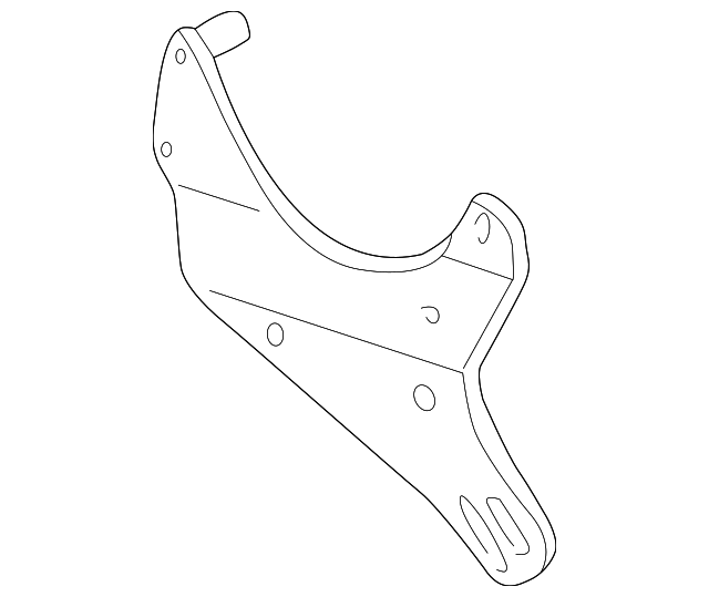 Power Steering Pump Front Bracket 037-145-544-B - View 2