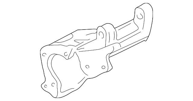 Power Steering Pump Rear Bracket 028-145-521-B - View 2