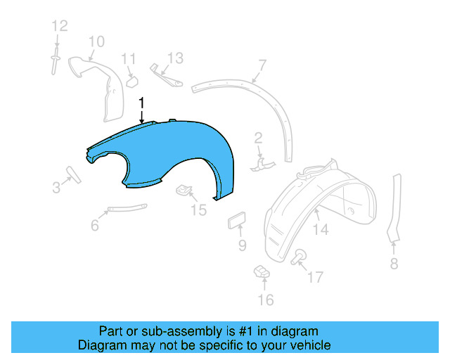 Fender (Unpainted) 1c0821105fgru