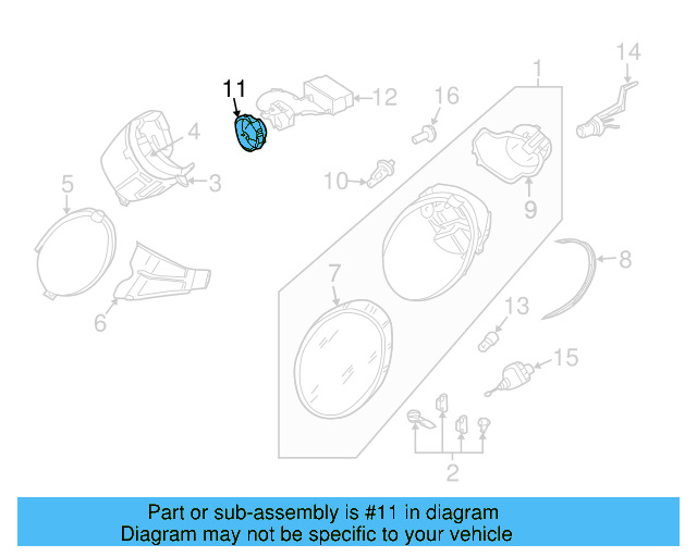 O'head Lamp Bulb N-017-753-10 - View 2