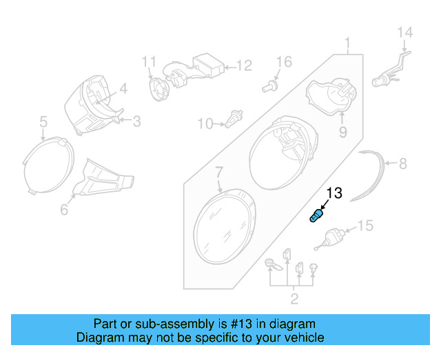 O'head Lamp Bulb N-017-753-10 - View 42