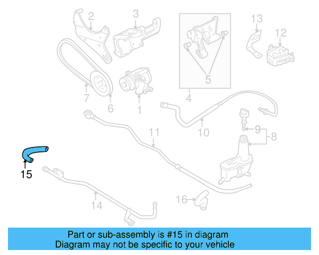 Hose 1H0-422-887-G - View 4