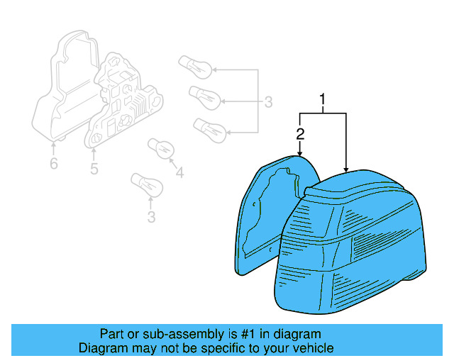 Tail Lamp Assembly 1EM-945-111-A - View 4