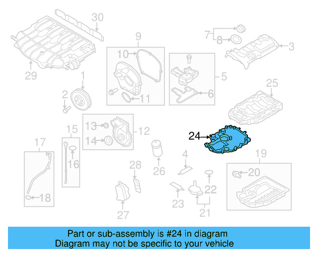 Engine Oil Sump Windage Tray 06J-103-138-F
