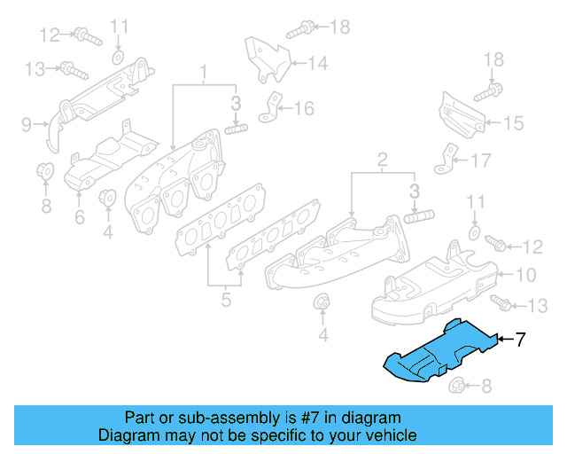 Exhaust Manifold Heat Shield 06E-253-009-K - View 6