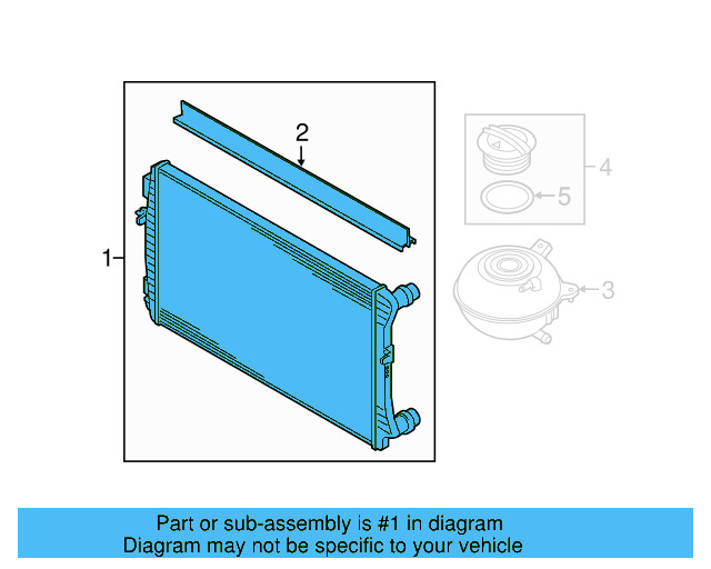Radiator 5Q0-121-251-ES - View 2