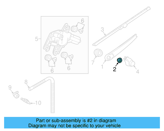 Wiper Arm Nut N-106-092-04 - View 53