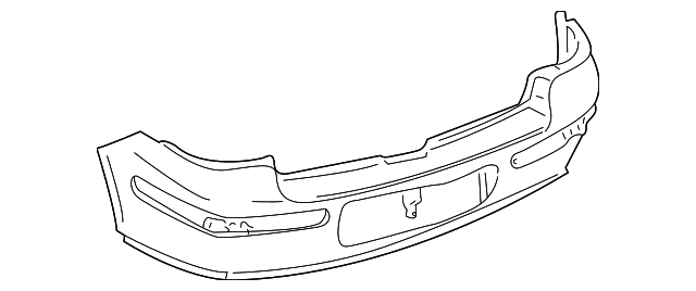 Bumper Cover (Unpainted) 1j6807421lgru - View 3