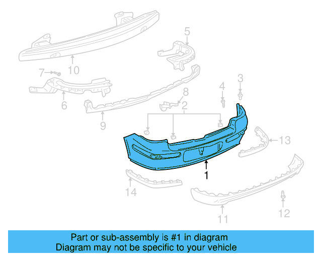 Bumper Cover (Unpainted) 1j6807421egru