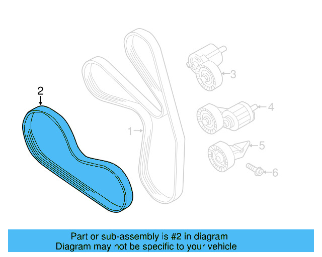 Serpentine Belt 07K-145-933-G - View 17