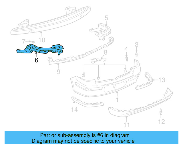 Guide Bracket 1J6-807-393-A - View 3