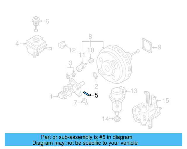 Reservoir Pin 1H0-611-037 - View 14