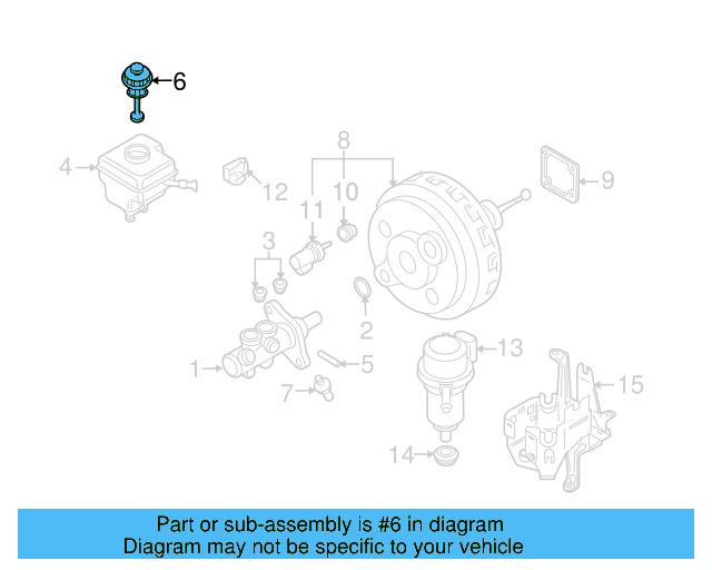 Reservoir Cap 7L0-611-349 - View 4