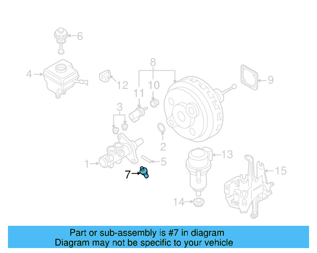 Pressure Metering Valve 7L0-907-597 - View 5