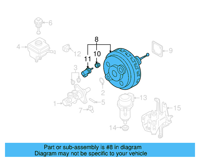 Booster Assembly 7L6-612-105-D
