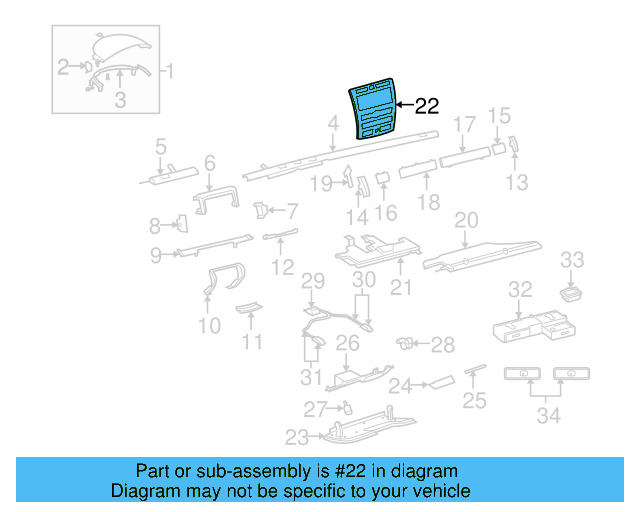 Trim Plate 3D0-035-122-A-2WE