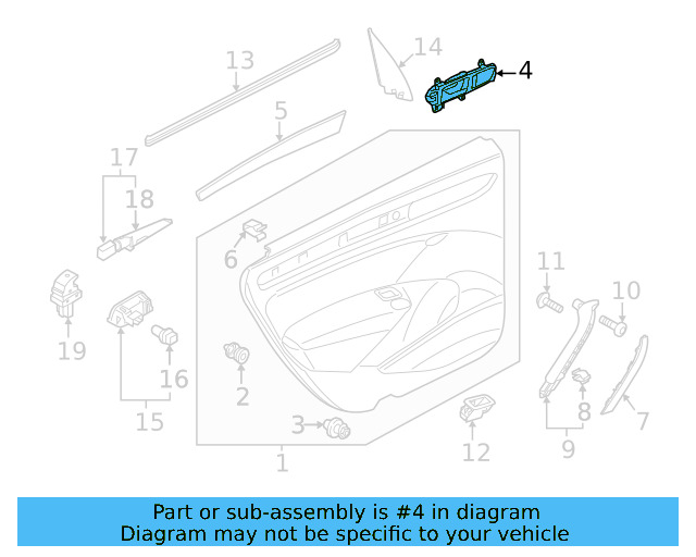Handle, Inside 561-839-114-CT-ADQ - View 3