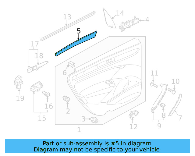 Molding 561-867-419-L-2JT - View 2