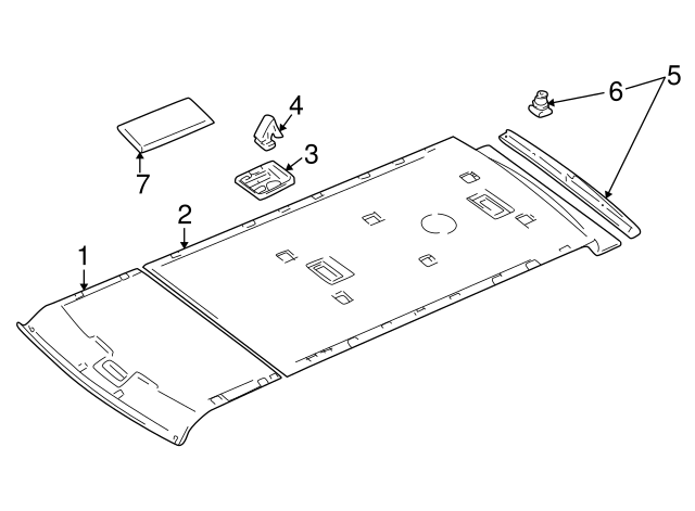 Rear Header Trim 705-867-625-A-28R