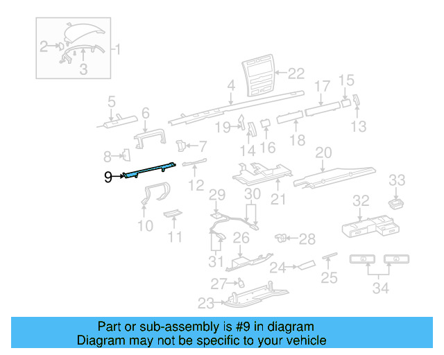 Upper Cover 3D0-858-565-B-5B2 - View 7