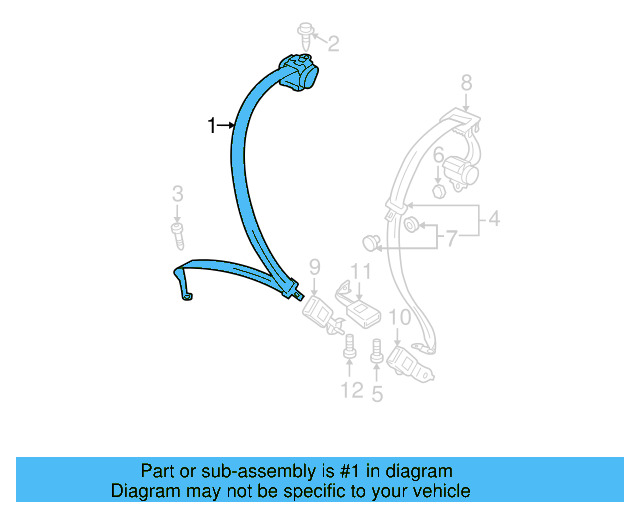 Lap & Shoulder Belt 5NN-857-805-RAA