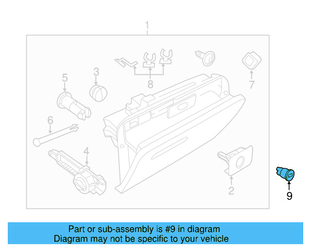 Lock Cylinder 107-857-113-JC - View 7