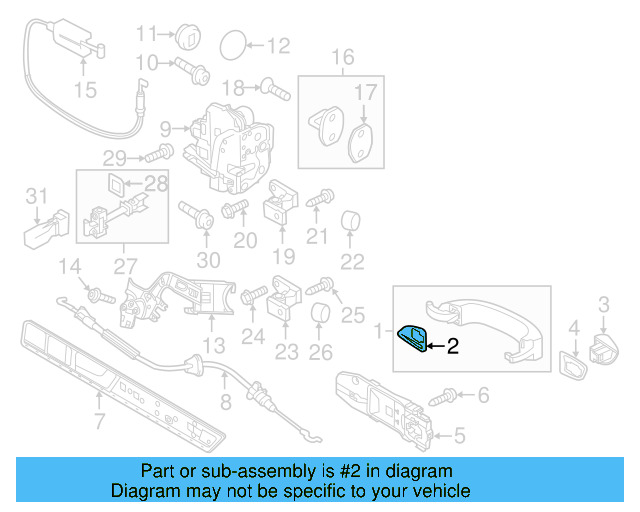 Door Shell Plug 191-807-196 - View 14