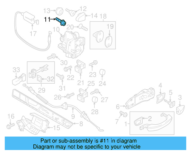 Door Check Bolt WHT-002-109 - View 53