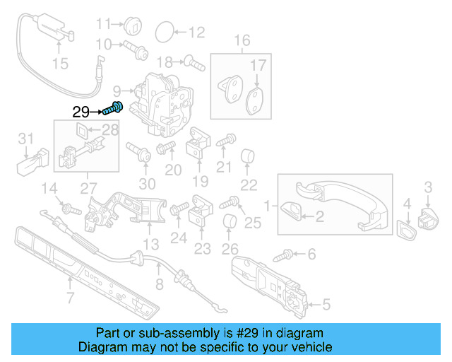 Door Check Bolt WHT-002-109 - View 84