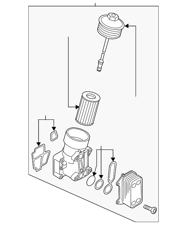 Oil Filter Housing 03L-115-389-H - View 5