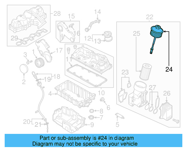 Cap 03L-115-433-C - View 6