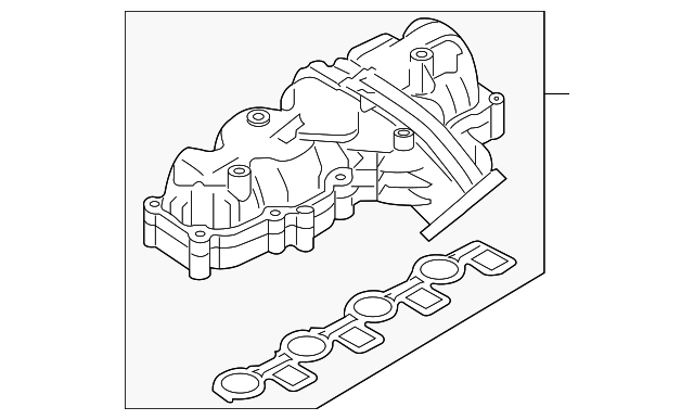 Intake Manifold 03L-129-711-AN - View 3