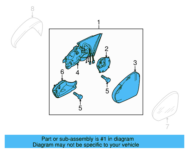 Housing Assembly 5K0-857-508-AD-9B9 - View 9