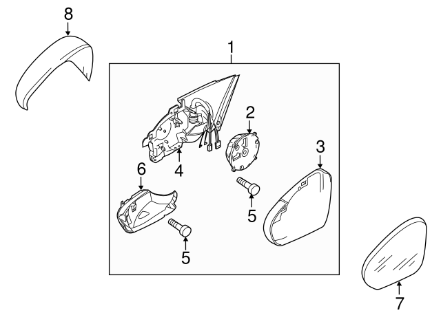 Adjust Motor 3D0-959-578-B - View 56