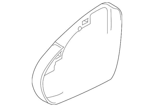 Mirror Cover (Unpainted) 5k0857538gru - View 5