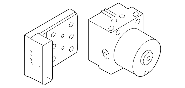 ABS Pump Assembly 1K0-614-517-DE-BEF - View 9