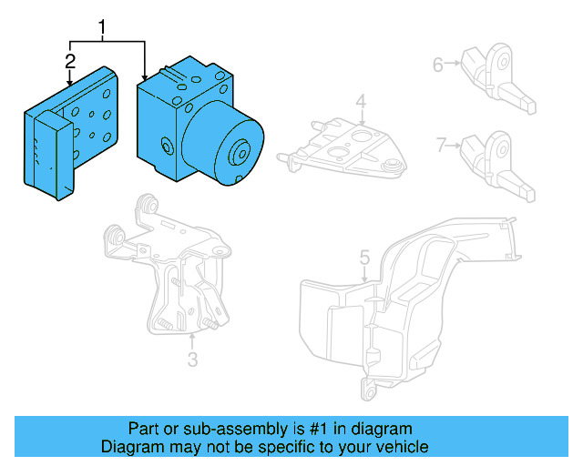 ABS Pump Assembly 1K0-614-517-DE-BEF - View 14