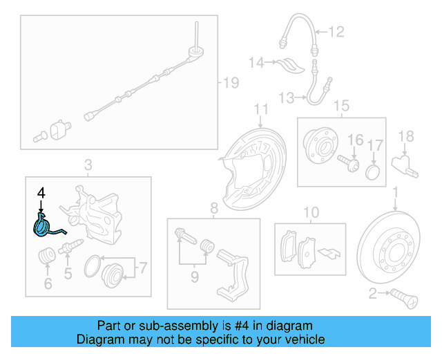Spring 1K0-615-295 - View 32